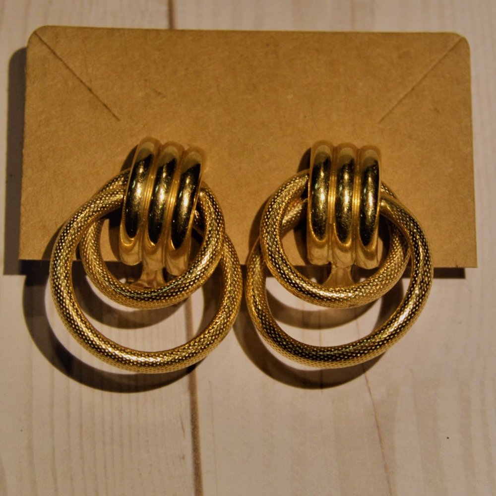 Golden Loops Earrings